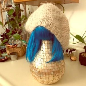 Soft floppy knit beanie